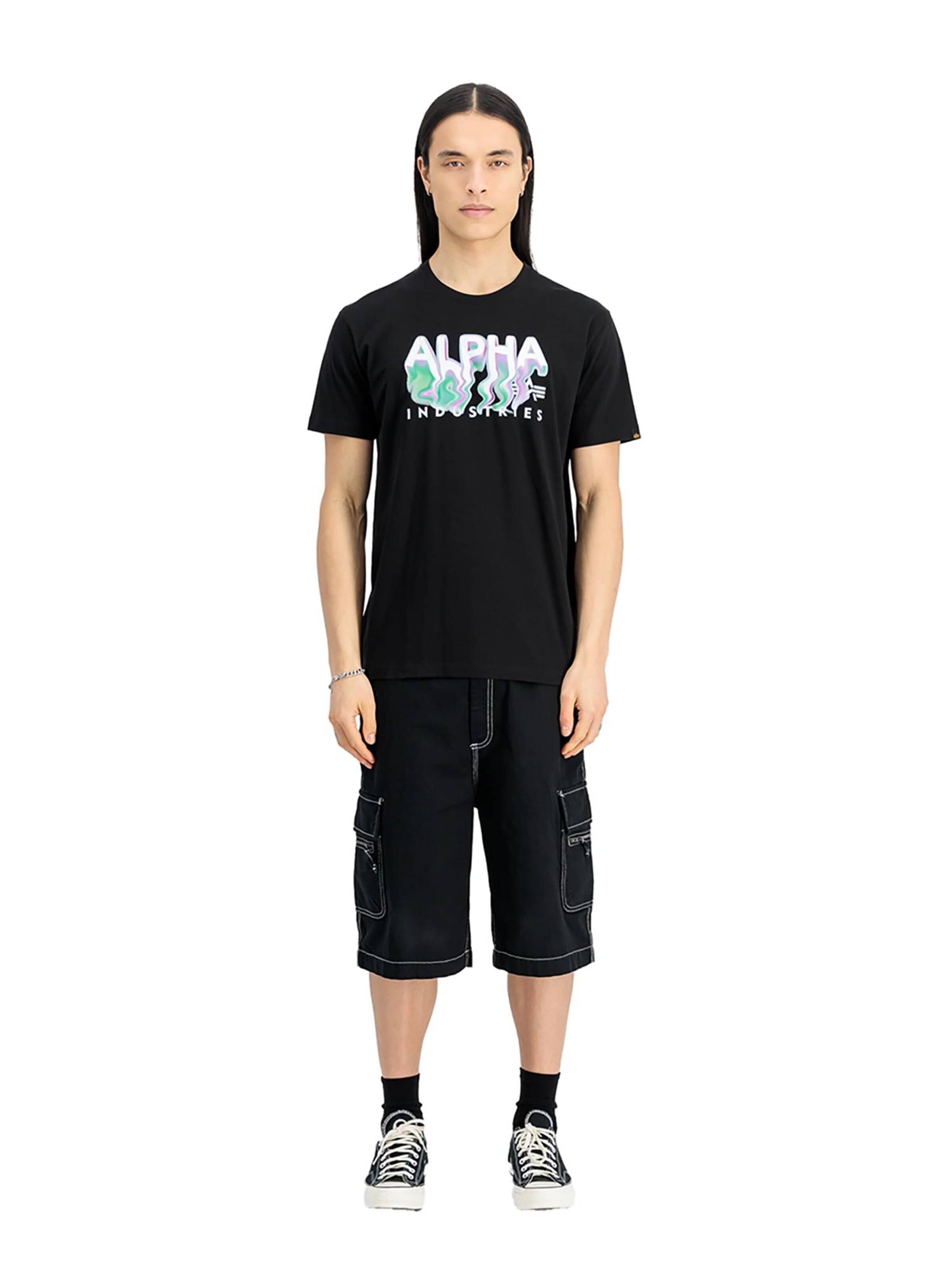ALPHA INDUSTRIES Bluser & t-shirts 'Nebu' i sort