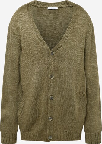 ABOUT YOU Knit cardigan 'Mirco' in Green: front