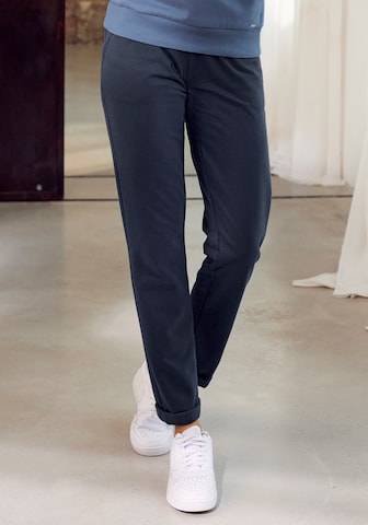 LASCANA Regular Pants in Blue: front