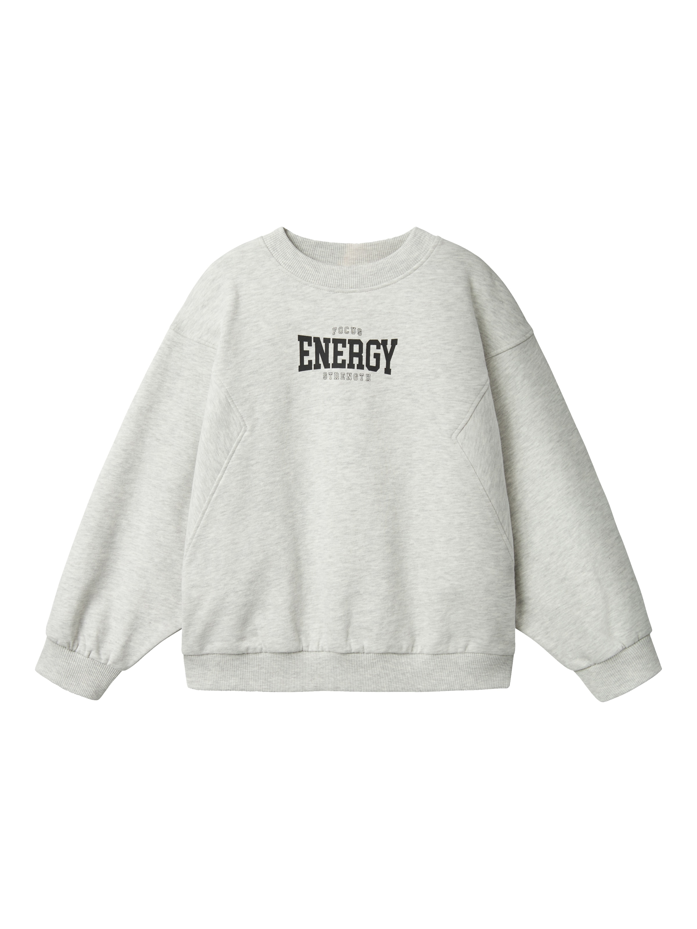 NAME IT Sweatshirt 'BOIDA' in Grey: front