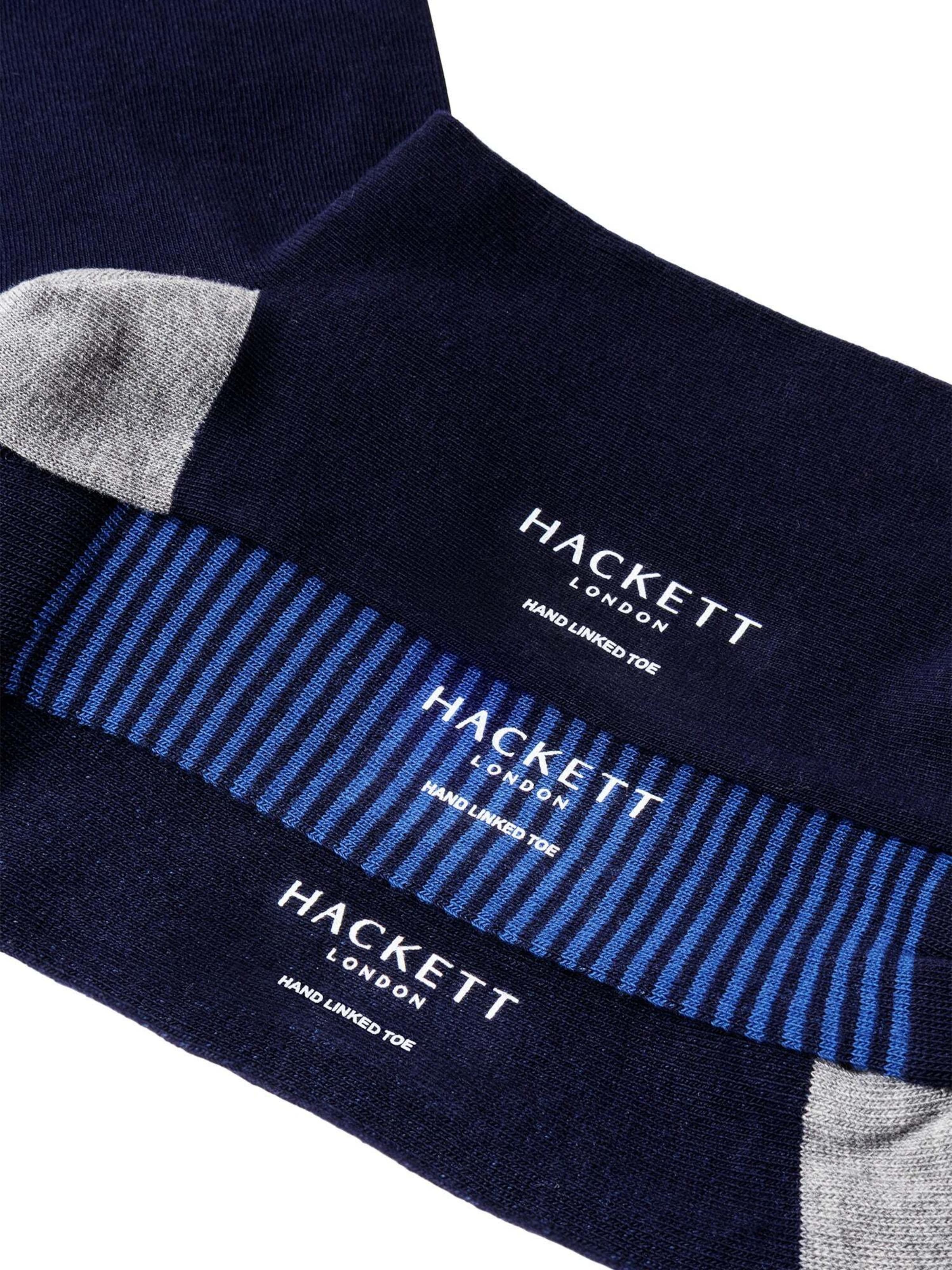 Chaussettes ' HARRY STRIPES ' Hackett London en bleu
