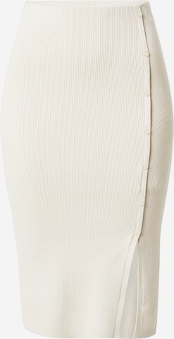 Calvin Klein Jeans Skirt in Beige: front