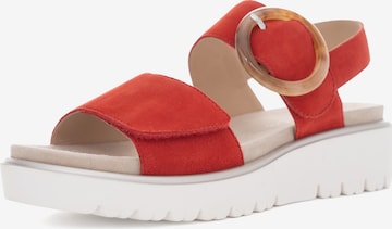 ARA Sandale 'Bilbao' in Rot: Vorderseite