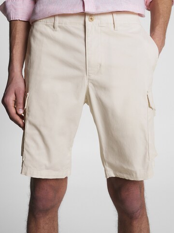 TOMMY HILFIGER Regular Cargo Pants '1985 Collection' in White