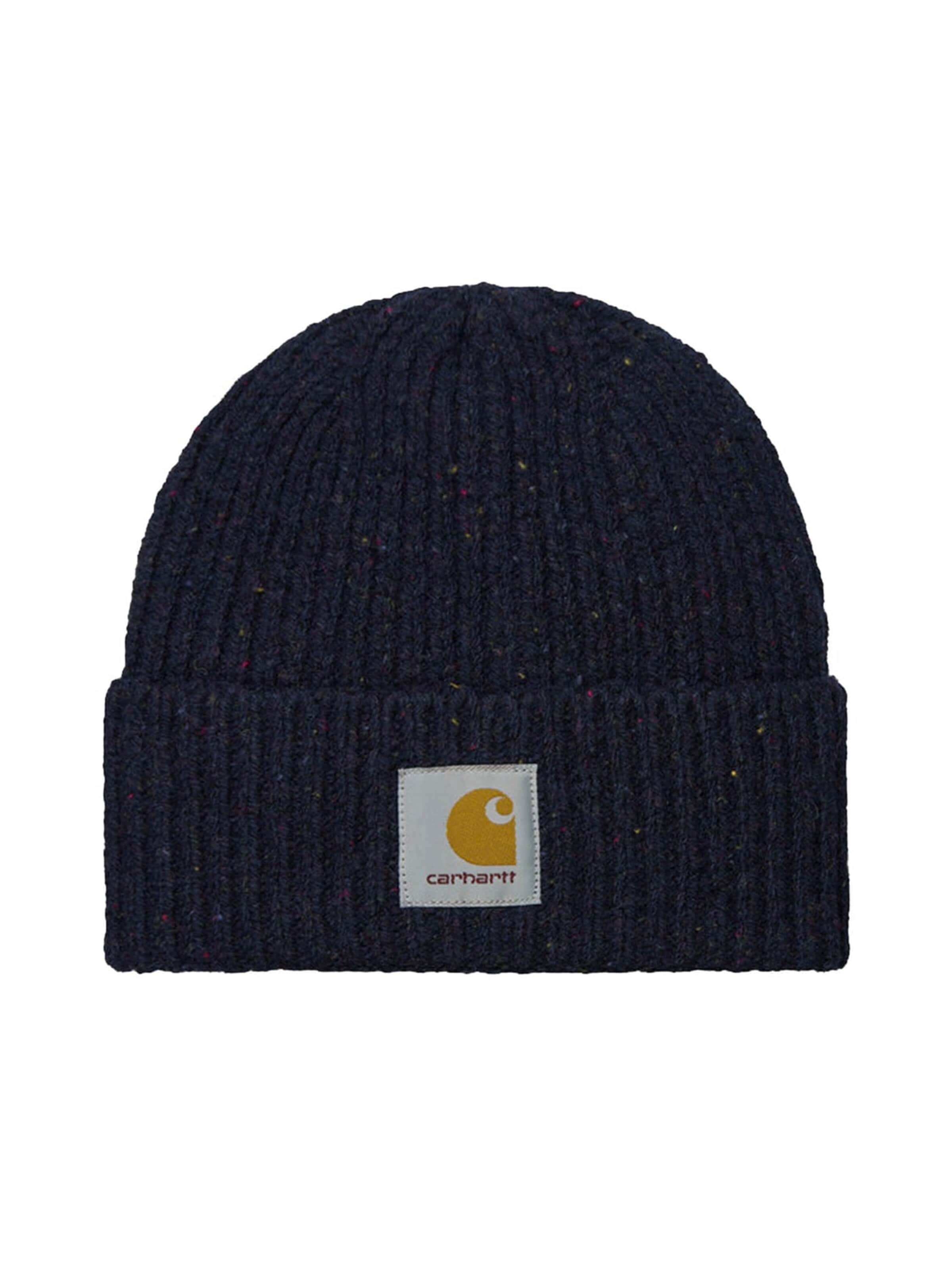 Carhartt WIP Muts 'ANGLISTIC' in Blauw: voorkant