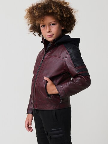 KOROSHI Between-season jacket in Red: front