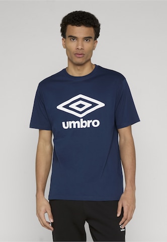T-Shirt 'Team' UMBRO en bleu : devant