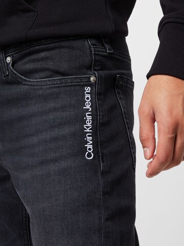 Coupe slim Jean Calvin Klein Jeans en noir