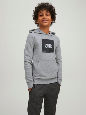 Jack & Jones Junior Bluza 'Lock' w kolorze szary: przód