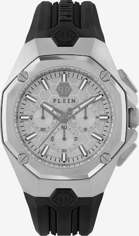 Montre à affichage analogique Philipp Plein Watches en argent : devant