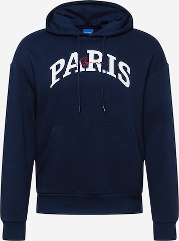 Sweat-shirt 'Jorhipe' JACK & JONES en bleu : devant