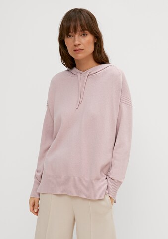 Pull-over comma casual identity en rose : devant