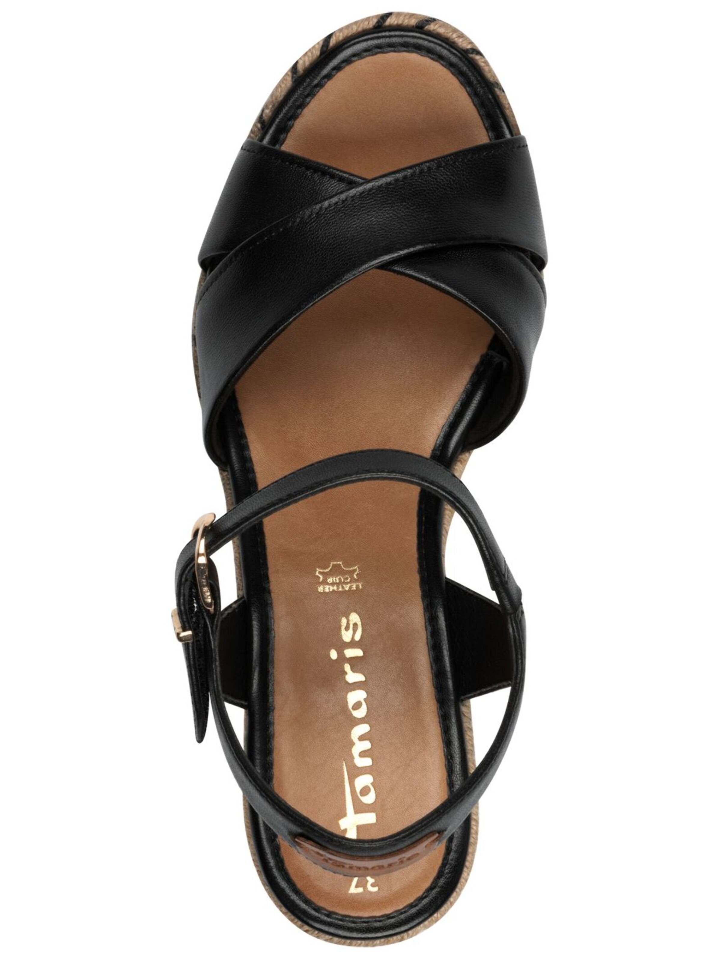 Tamaris Sandale in Schwarz