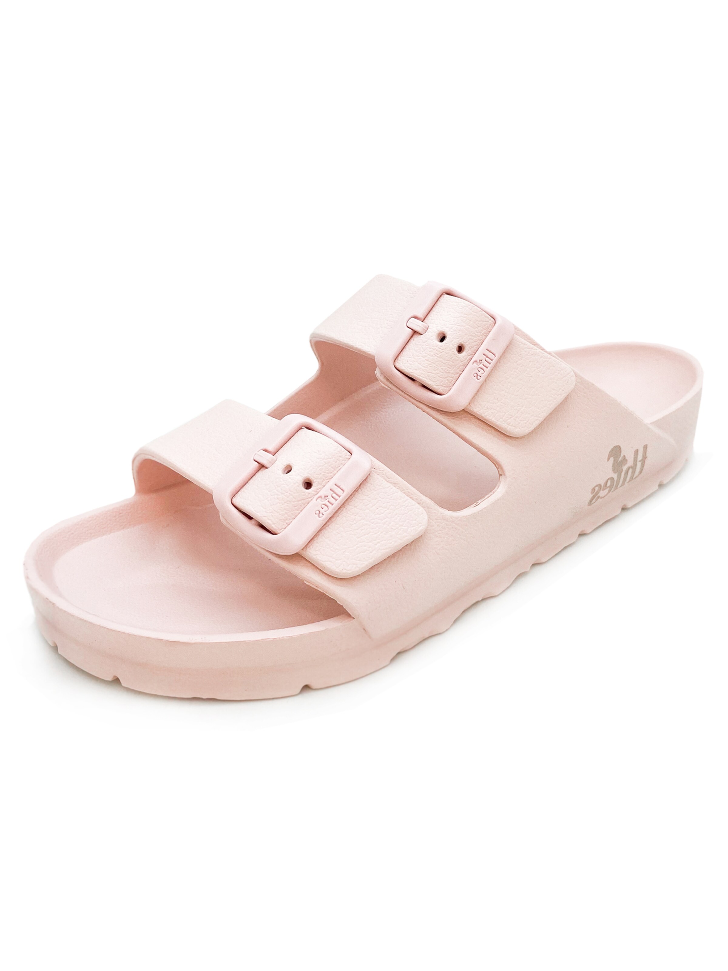 thies Mules 'thies 1856 ® Ecofoam Sandal vegan' in Pink: front