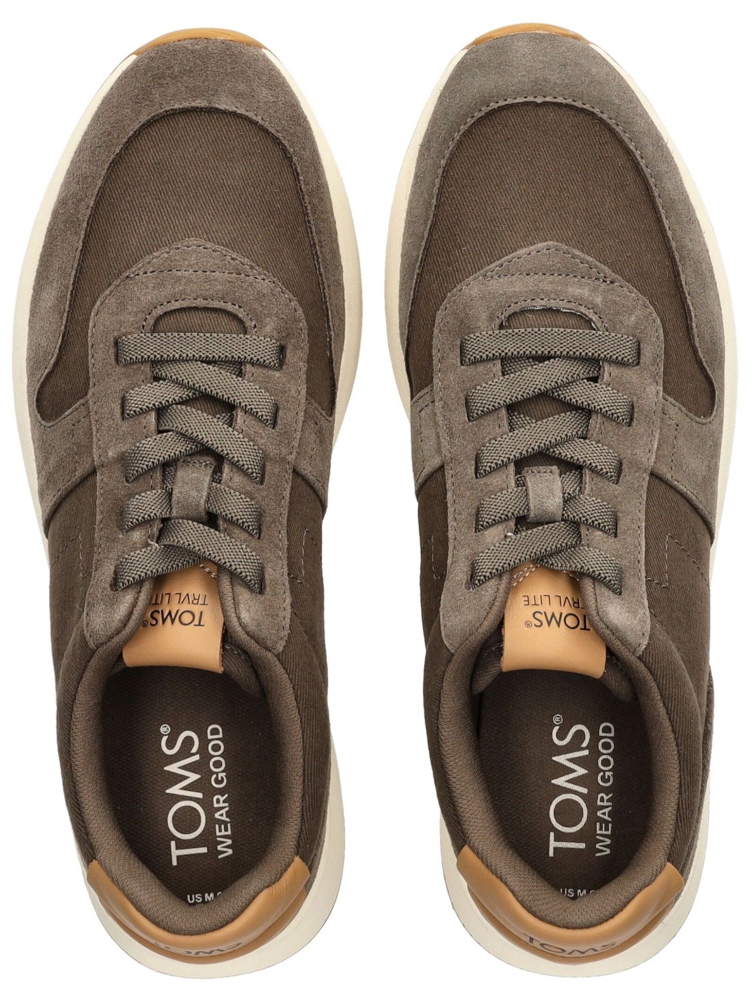 TOMS Platform trainers in Green
