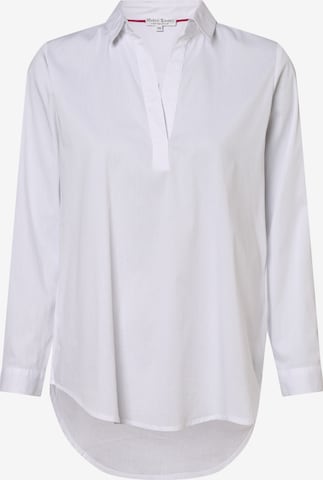 Marie Lund Blouse in Wit: voorkant