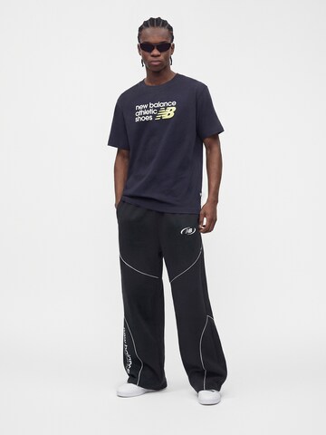 juoda new balance Plačios klešnės Kelnės