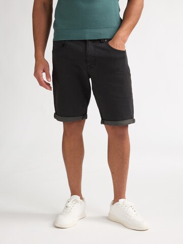 Petrol Industries Slimfit Τζιν σε μαύρο: μπροστά