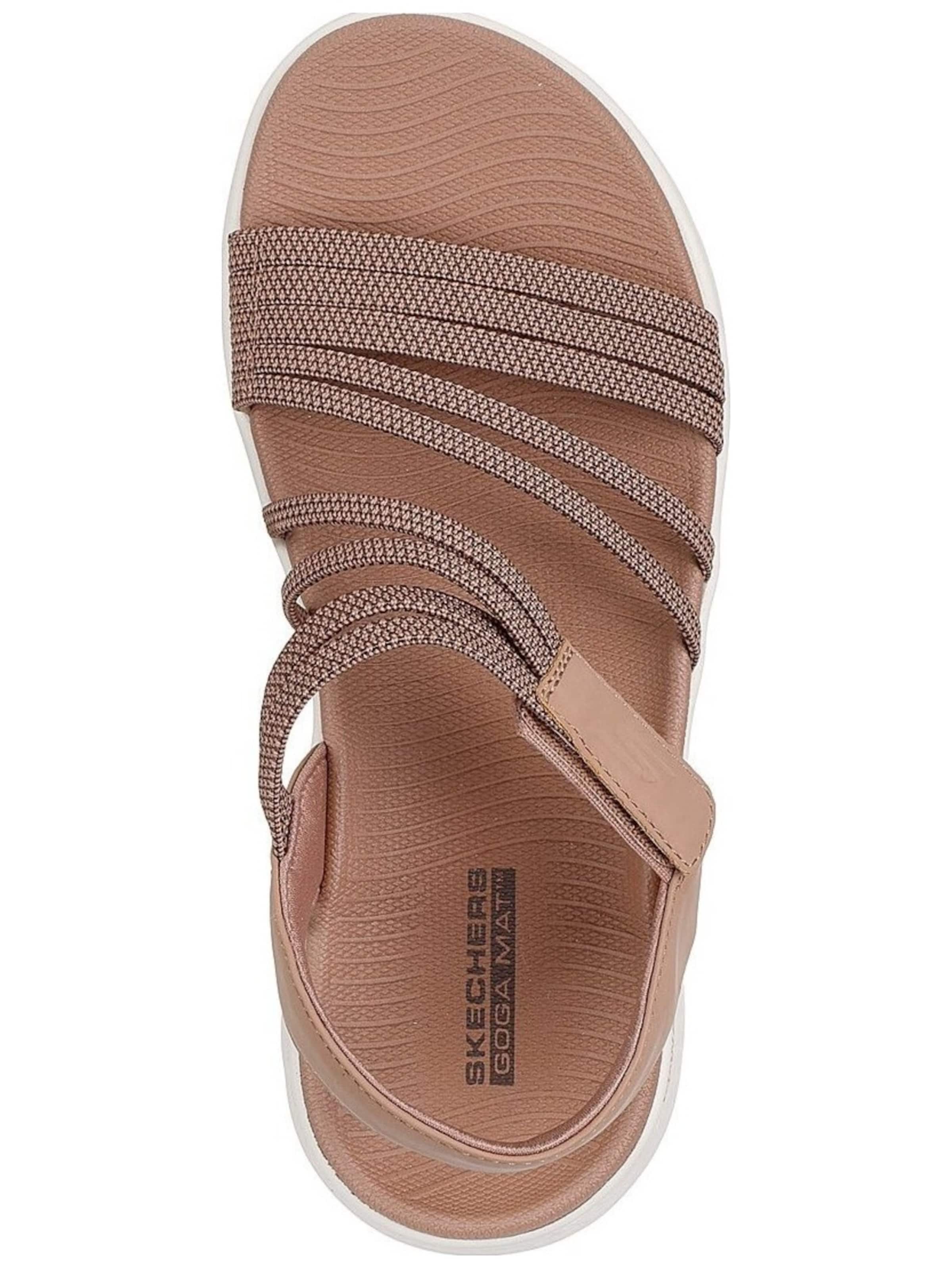 SKECHERS Sandale 'Skechers Go Walk Flex Sandal'‌‌‌‌ in Braun