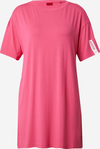 Chemise de nuit HUGO en rose : devant