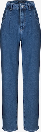 WEM Fashion Jeans med lægfolder i mørkeblå, Produktvisning