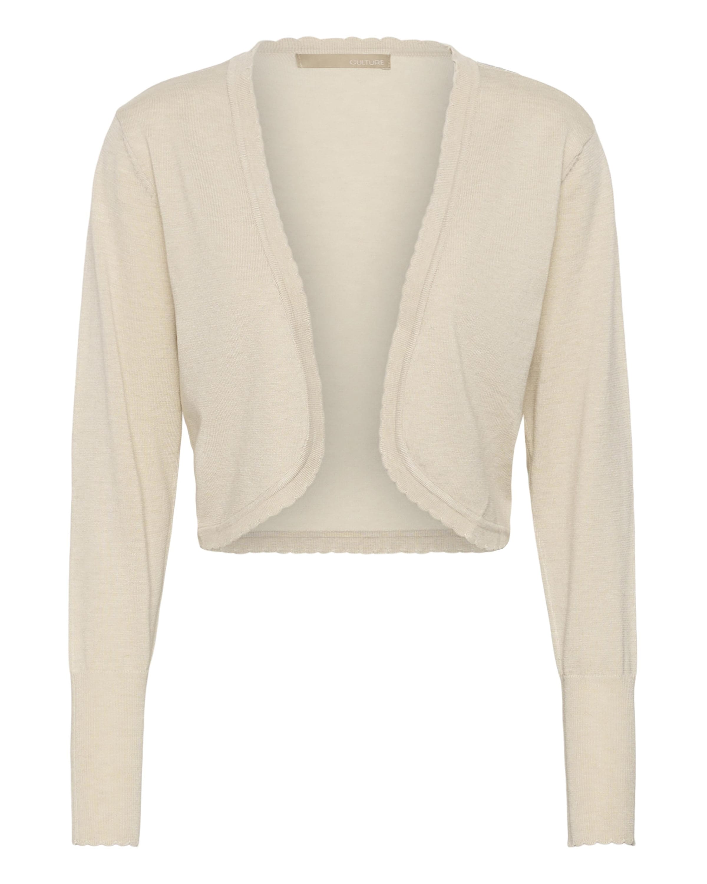 Cardigan CULTURE en beige : devant