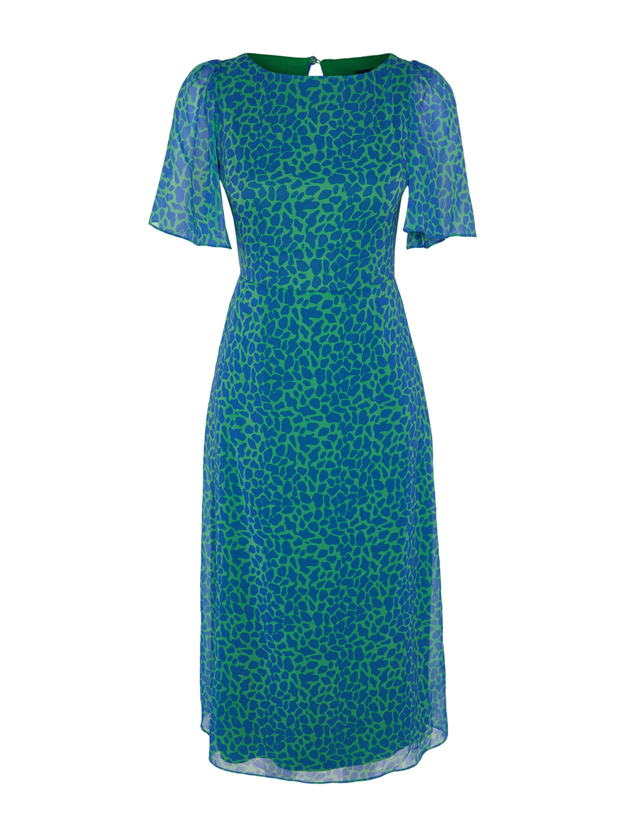 Trendyol Jurk in Groen: voorkant