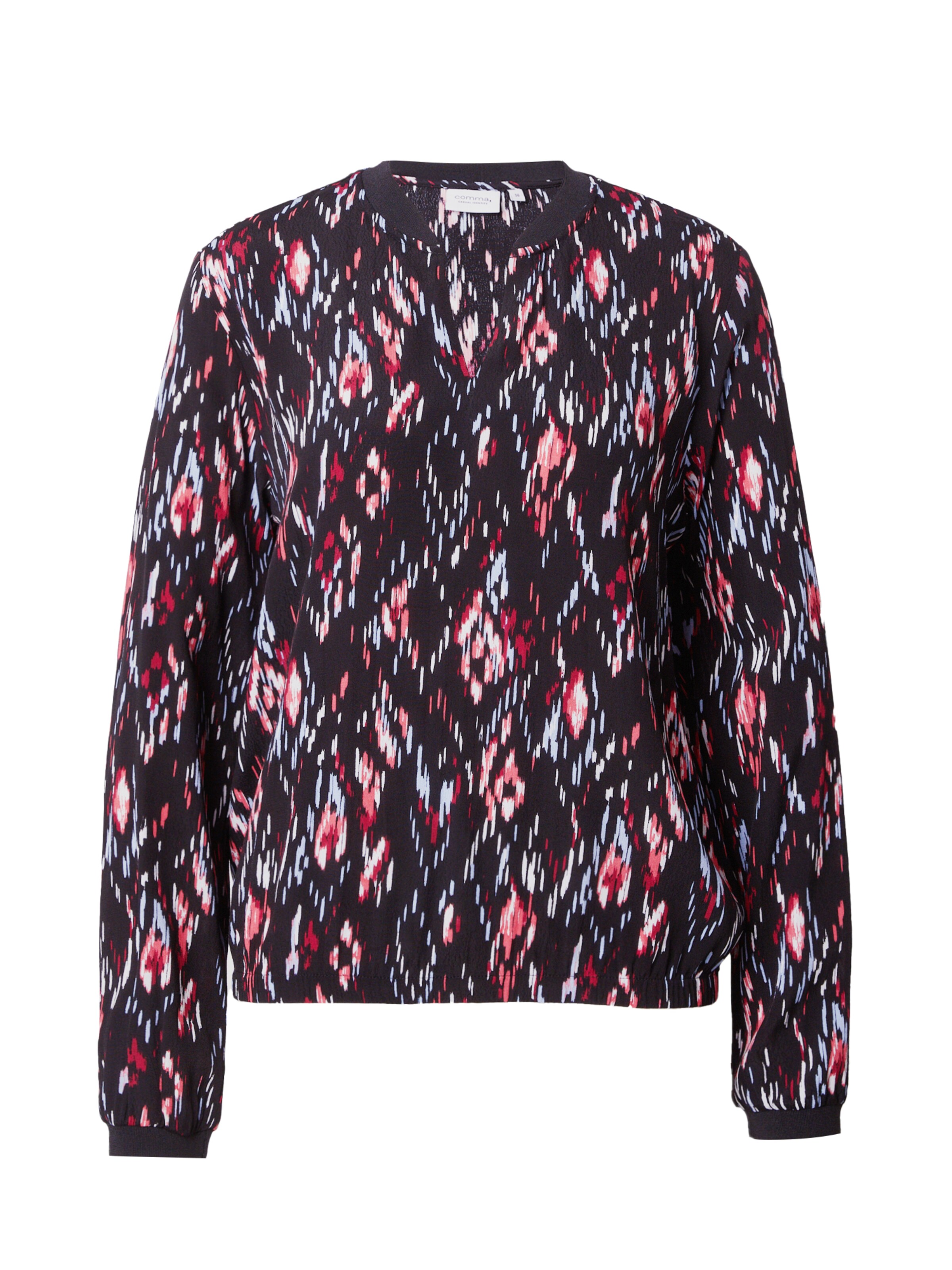 comma casual identity Bluse in Schwarz: Vorderseite