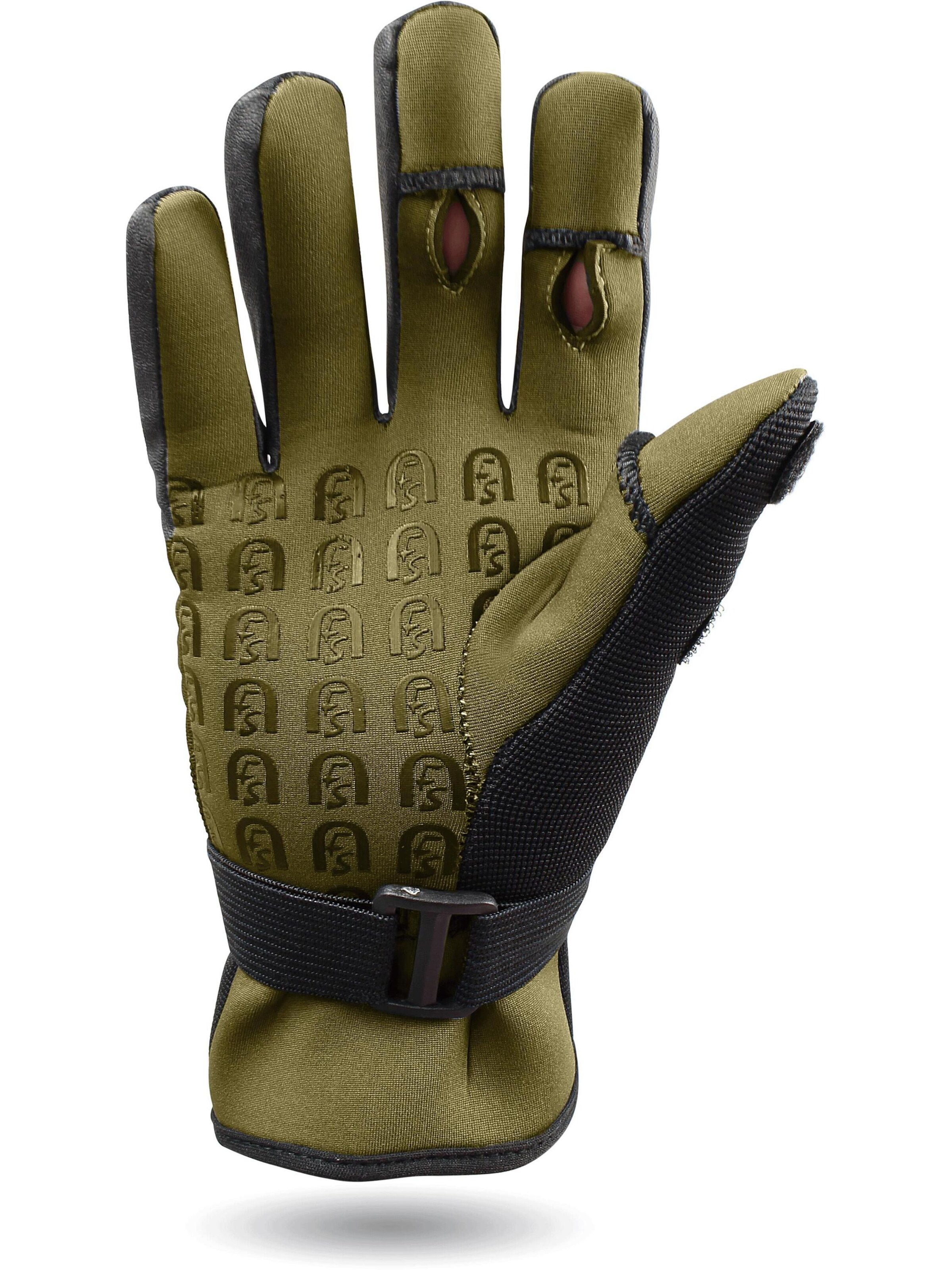 normani Sports gloves 'Catcher' in Black: front