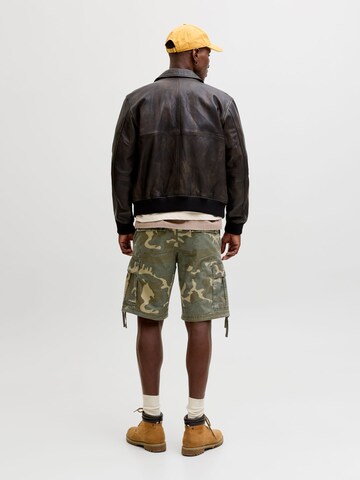 JACK & JONES regular Cargobukser i grøn