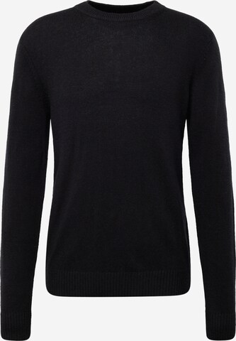 JACK & JONES Sweater in Black: front