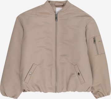 Veste mi-saison 'BARCELONA' Vero Moda Girl en beige : devant