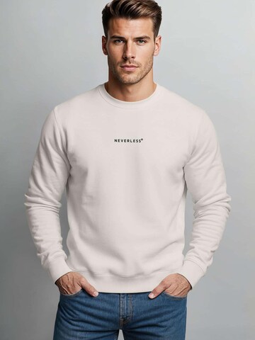 Neverless Sweatshirt 'Offline Club'‌‌ in Beige