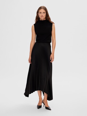 Tops en tricot 'Caro' SELECTED en noir