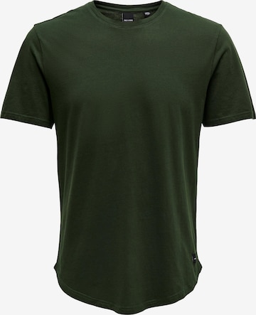 Only & Sons Koszulka 'Matt' w kolorze zielony: przód
