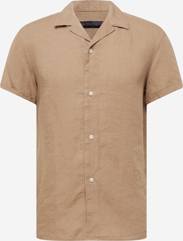 DRYKORN Button Up Shirt 'BIJAN' in Brown: front