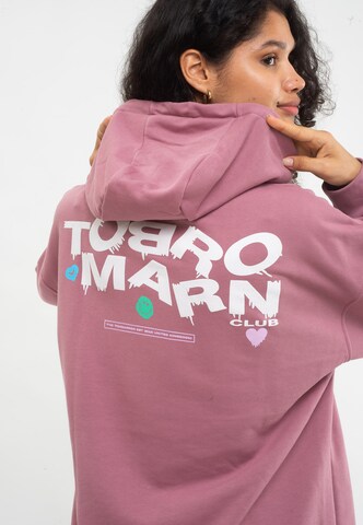 Sweat-shirt Tom Barron en rose