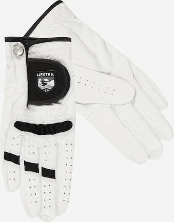 Gants de sport Hestra en blanc : devant