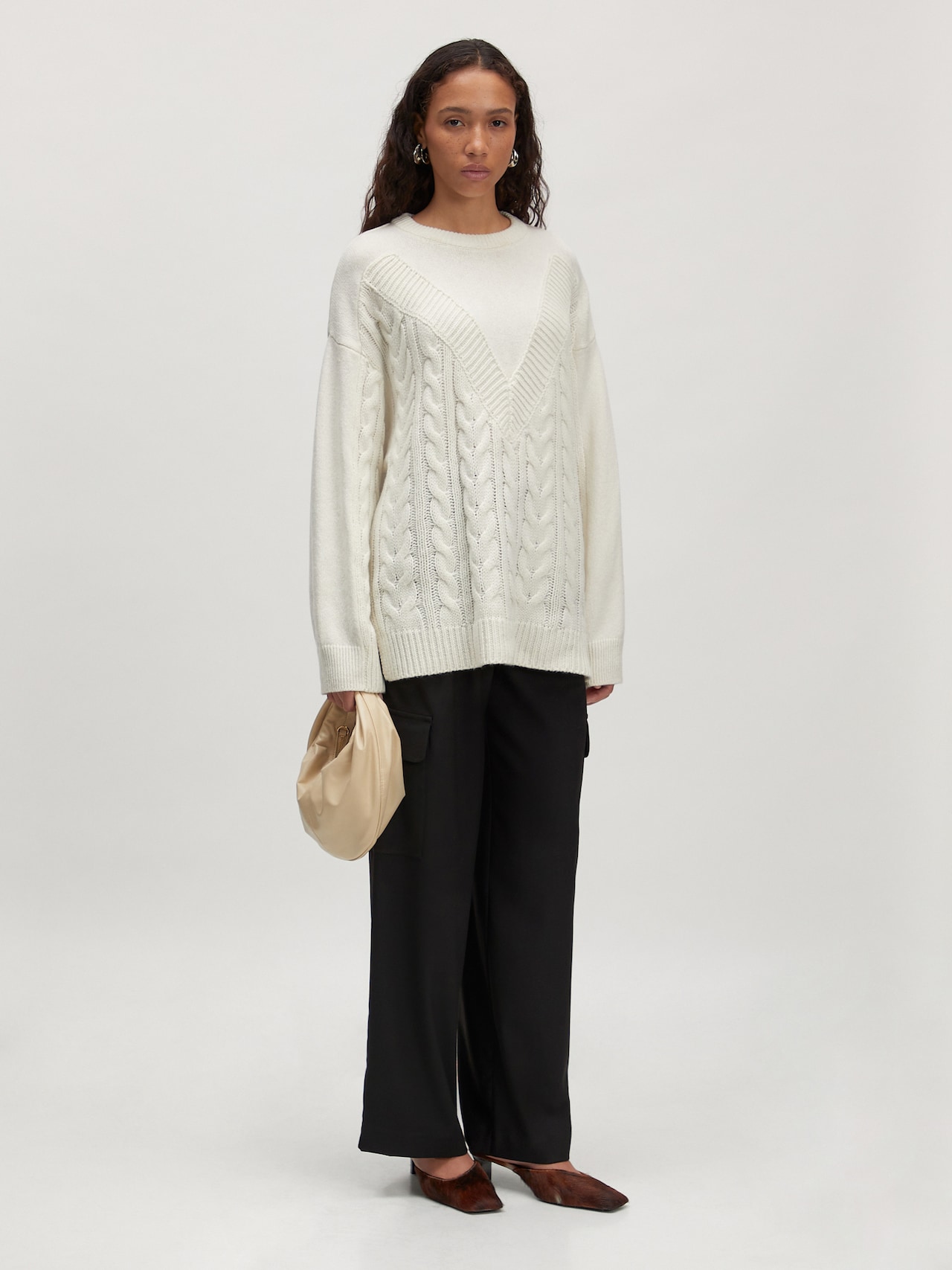 EDITED Pullover 'Danica' crema