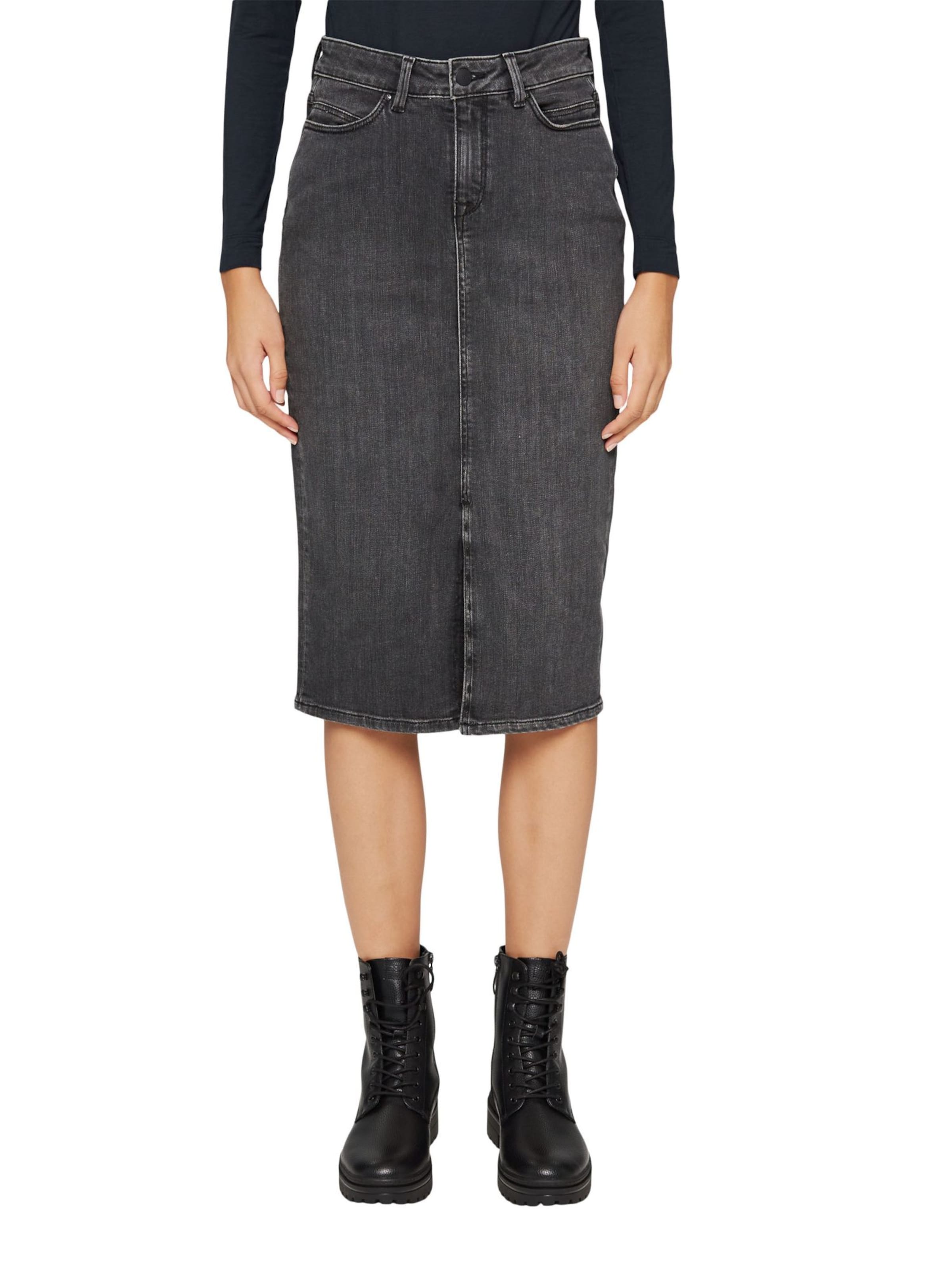 Frauen Röcke Esprit Collection Rock in Grau - OT65191 Frauen Röcke Esprit Collection Rock in Grau - OT65191