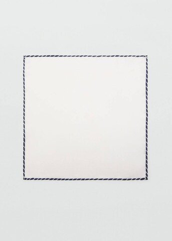 MANGO MAN Tuch 'Bordon' in Weiß