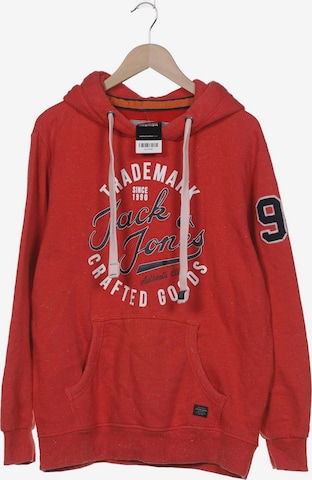 JACK & JONES Kapuzenpullover XL in Rot: Vorderseite