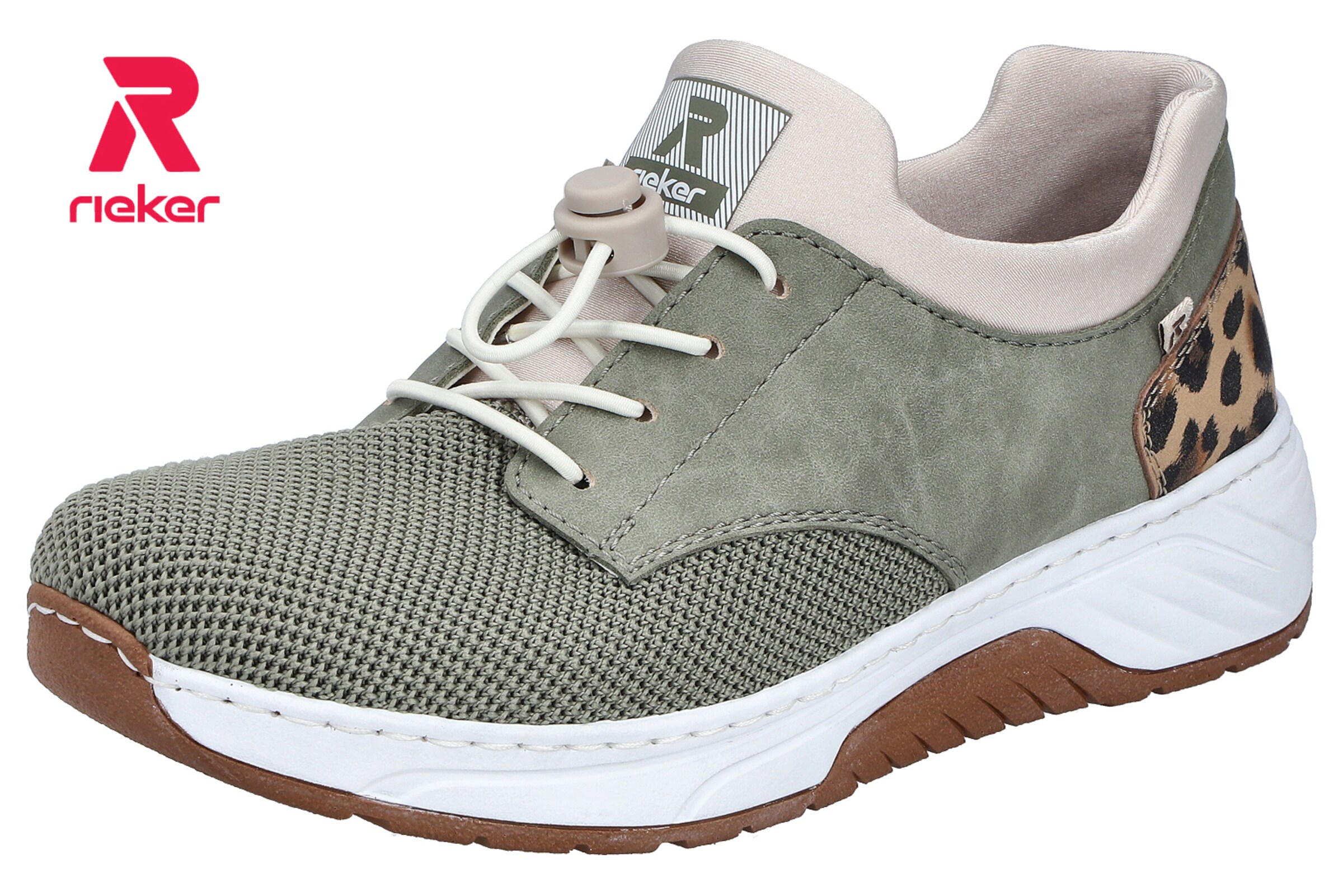 Rieker Sneaker '53160' in Grün: Vorderseite