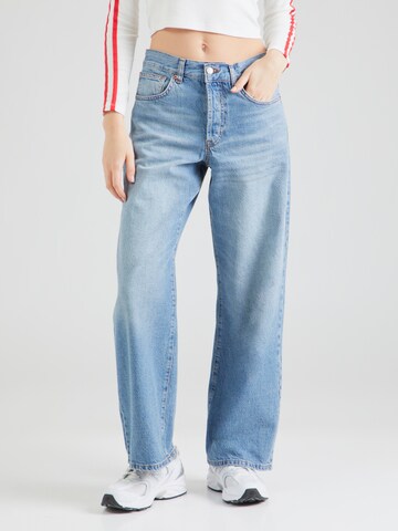 Wide leg Jeans di TOPSHOP in blu: frontale
