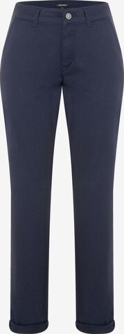 MORE & MORE Regular Chino Pants in Blue: front