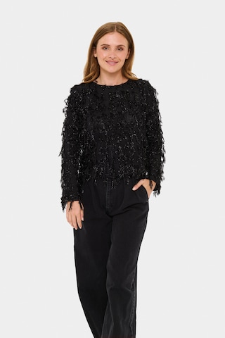 SAINT TROPEZ Blouse 'SZNinette' in Black: front