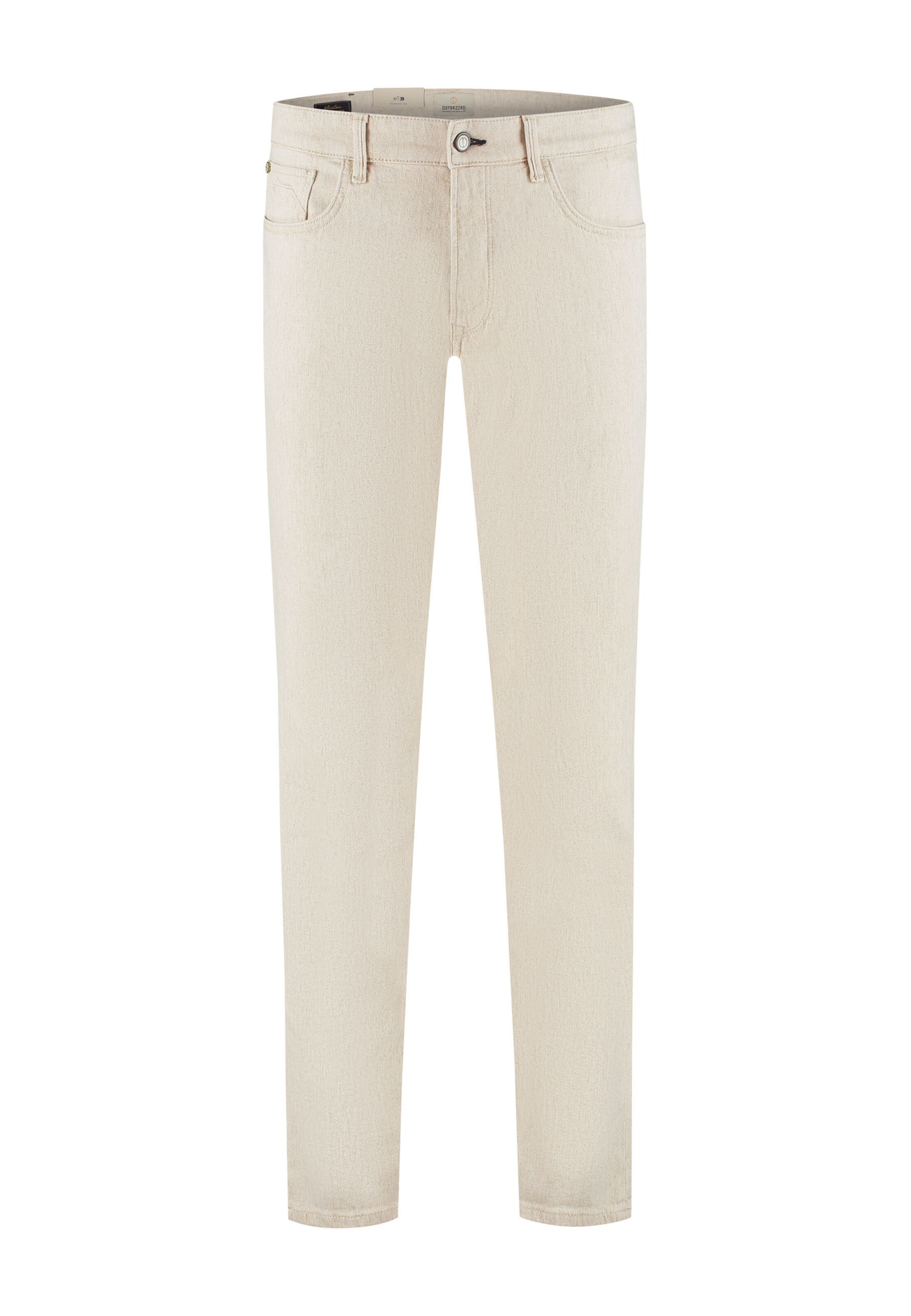 Dstrezzed Regular Broek 'Marlon' in Wit: voorkant