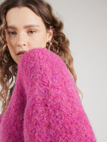PIECES Curve Pulover 'PCNATHERINE' | roza barva