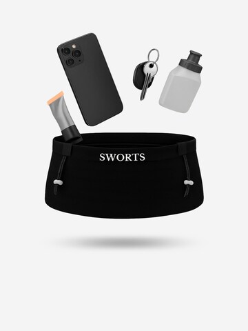 SWORTS Sportgürtel 'Tube Run'‌‌‌‌‌‌‌‌‌‌ in Schwarz