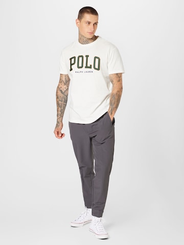 BOSS Tapered Pantalon 'Flex' in Grijs